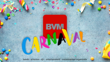 Carnaval vier je bij BVM. Boek je carnavalsartiesten en carnavalsbands bij BVM - Buro Voor Muziek.
